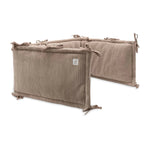 Jollein Boxbumper Ribstof - Milky Coffee