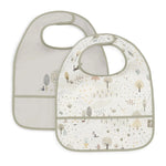 Jollein Slabbetjes Waterproof 2-pack - Tiny Park