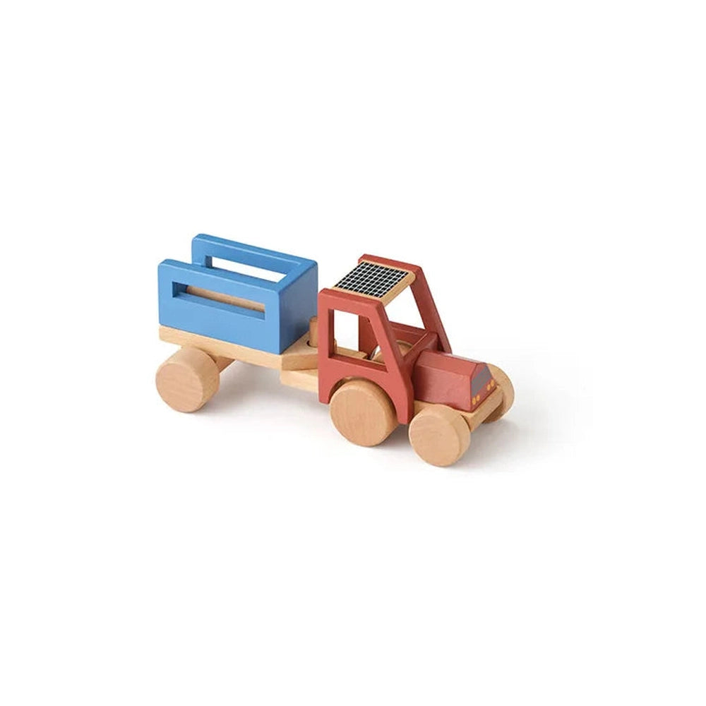 Goki Houten Tractor met Trailer online kopen? | Speelgoed Goki Houten Tractor met Trailer online kopen? | Speelgoed