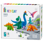 Hey Clay Selbsthärtender Ton Dino - 15 Töpfchen