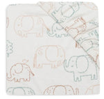 Jollein Hoeslaken Jersey 40/50x80/90cm - Elephant Tales