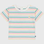 Petit Bateau Katoenen kinder T-shirt met korte mouw en streepjes