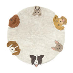 Lorena Canals Wasbaar Tapijt Honden 140cm
