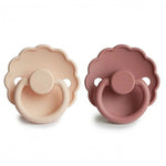 Frigg Speen Daisy Blooming Silicone 2-Pack - Pink Cream & Powder Blush T1/T2 *