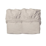 Leander Sheets For Babybed Organic 2-pack 60x120cm - Cappucino