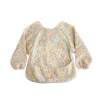 Mushie Slabbetje Met Lange Mouwen - Pastel Blooms