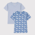 Petit Bateau 2 T-Shirts Korte Mouwen - Multicolor