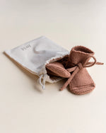 Hvid Booties 0–9 maanden - Terracotta