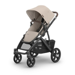 Uppababy Vista V3 Kinderwagen Ada - Sandstone Mélange - Carbon Frame Met Kastanje Bruin Leer Nieuw: Leverbaar Juli 2026