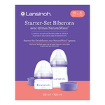 Lansinoh Starter-Set Pasgeborenen Drinkflessen met NaturalWave® - 60 ml + 160 ml