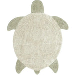 Lorena Canals Wasbaar Vloerkleed Met Zeeschildpadmotief 110 x 130 cm
