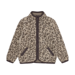 HUTTEliHUT Wollen Fleece Jas Jacquard - Camel Melange