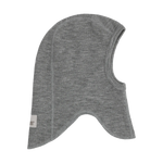 HUTTEliHUT Schlupfmütze aus Wollripp - Medium Grey Melange