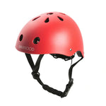 Banwood Mattschwarzer Fahrradhelm XS / S - Rot