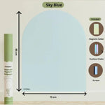 Kinderly Verwijderbaar Magnetisch Behang - Sky Blue