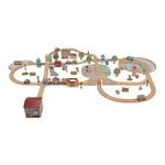 Little Dutch Holz-Eisenbahnset, 114-teilig
