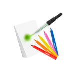 Kidywolf KidydrawPad Kit - Blowpen