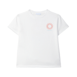 Laranjinha Katoenen T-Shirt Voor Kinderen "Nautic Club" - Off-White