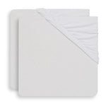 Jollein Hoeslaken Jersey 40/50x80/90cm - Wit