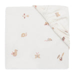 Jollein - Hoeslaken Jersey 70/75x140/150cm - Animal Friends