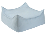 Wigiwama Vierkante Poef - Outdoor Square Ottoman - Azure