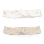 Little Dutch Haarband 2 Pack Newborn Naturals - Sand/ Baby Bunny