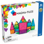 Magna-Tiles Clear Colors | 32 Onderdelen