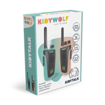 Kidywolf Kidytalk Walkie Talkies - Nude / Cyan