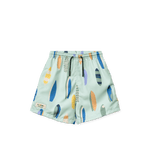 Liewood Duke Bedrukte Boardshort / Zwemshort Voor Kinderen - Boards / Light Peppermint
