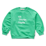 Sproet en Sprout Raglan Sweatshirt Ice Cream Champ Jade Green