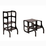 Ette Tete Step N' SIT Montessori Leertoren / Verhoogje - Black / Silver