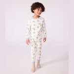 Petit Bateau Kinderpyjama In Tubic Met Ontbijtprint