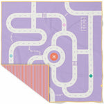 Quut - Speelhanddoek XL - 180x180cm - On The Road Lavender