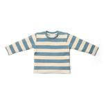 Little Dutch T-shirt Lange Mouwen Met Strepen - Stone Blue