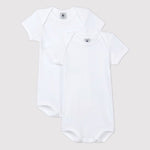 SET VAN 2 BODY'S MET KORTE MOUWEN IN BIOKATOEN