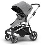 KINDERWAGEN THULE SLEEK ALUMINIUM/GRIJS MELANGE