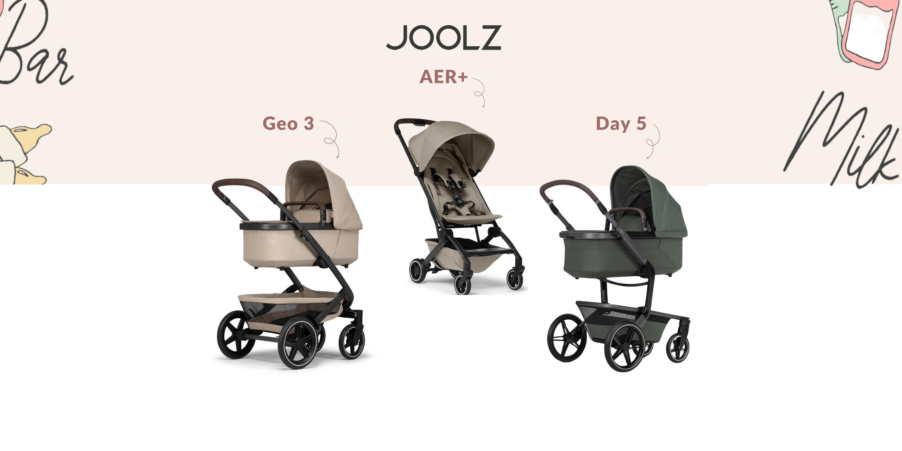 Wat is het verschil tussen de Joolz Day5, Joolz GEO3 en Joolz AER2 ?