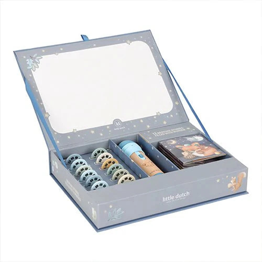 Little Dutch Verhalen Projector Zaklamp - Blauw