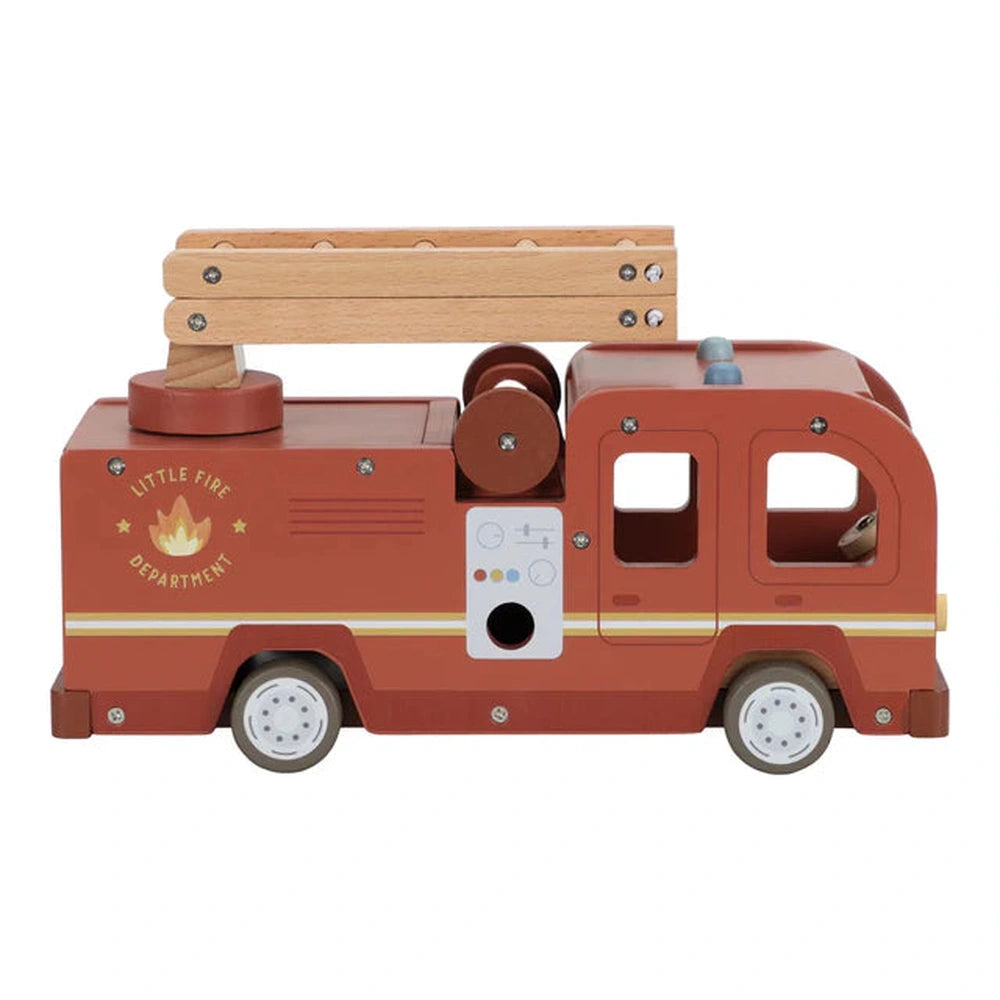 Little Dutch Houten Brandweerwagen Set - Essentials