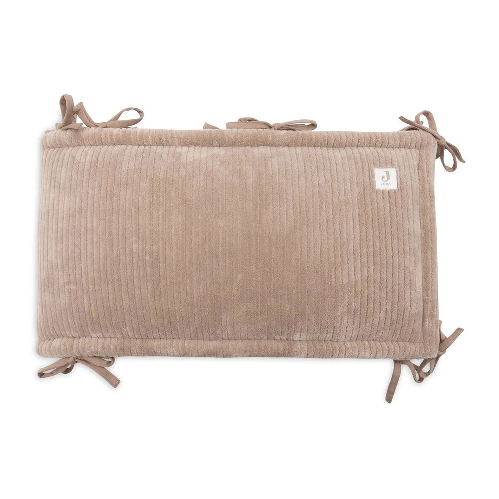 Jollein Boxbumper Ribstof - Milky Coffee