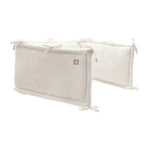 Jollein Boxbumper Ribstof - Oatmeal