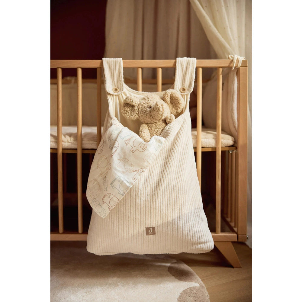 Jollein Boxopbergzak Ribstof - Oatmeal