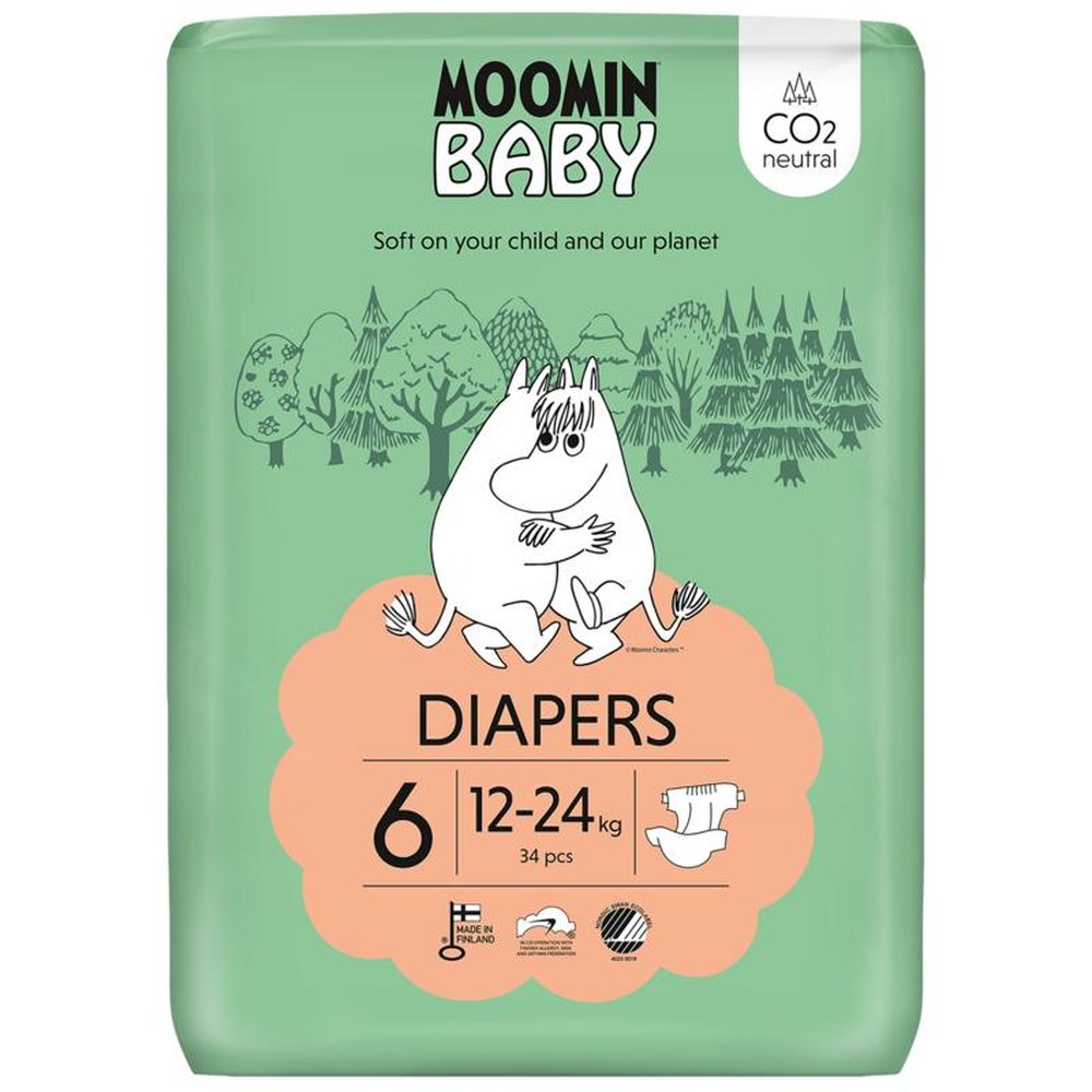 Moomin Baby luiers maat 6 34 pcs. 12-24 kg