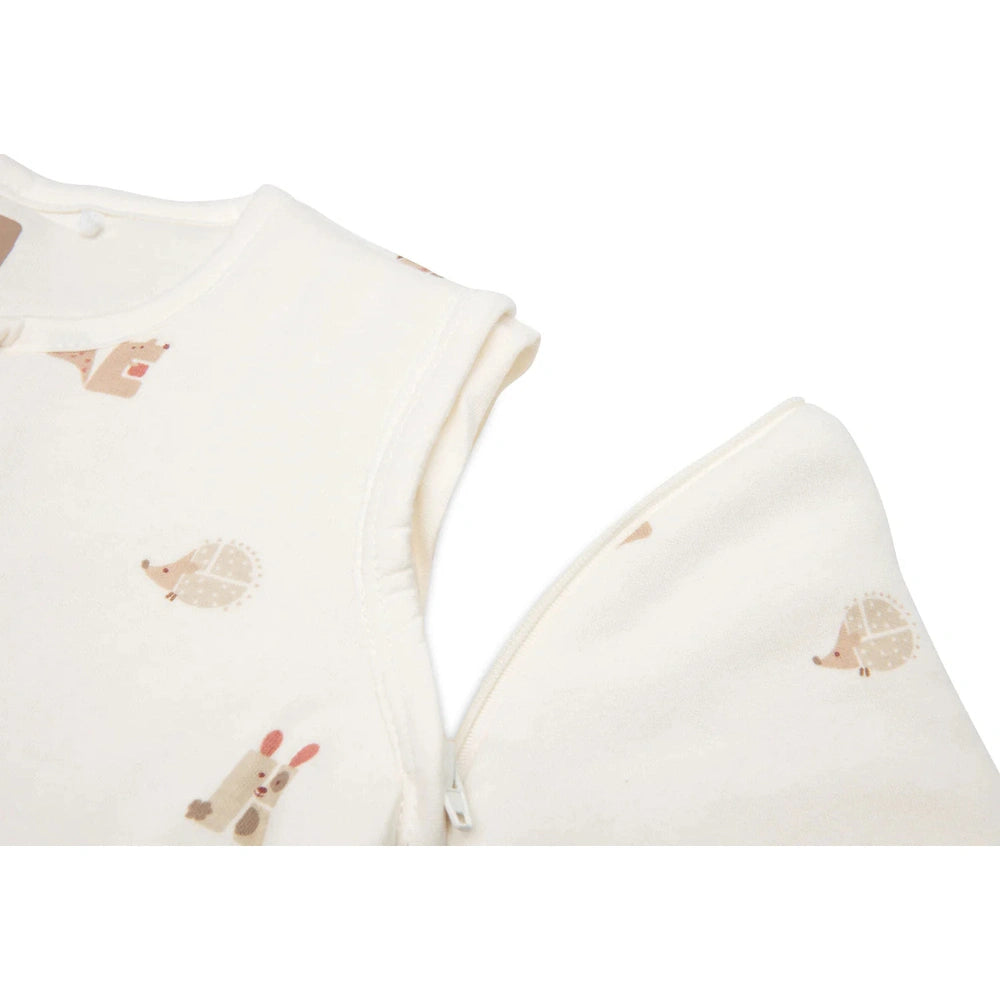 Jollein - Slaapzak met Afritsbare Mouwen - 2,5/3,5 TOG - Animal Friends
