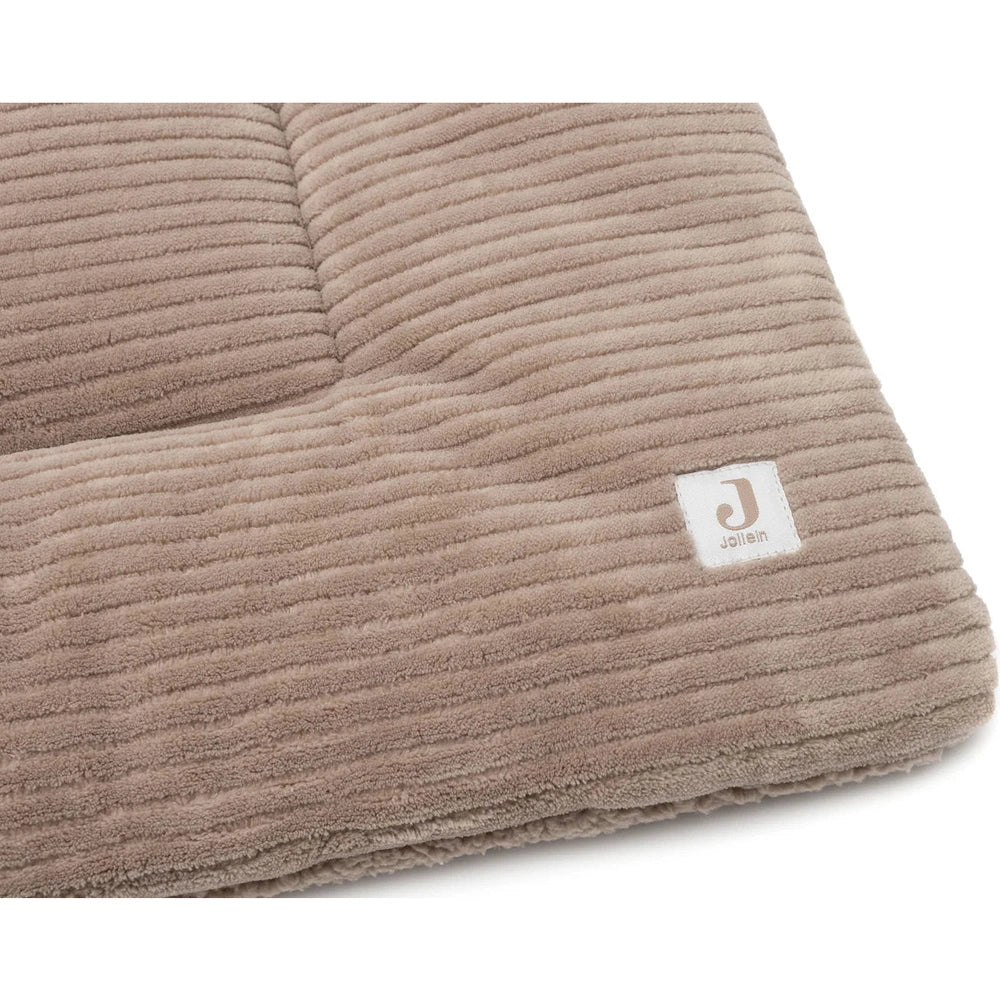 Jollein - Parklegger/Boxkleed 75x95cm - Cloudy Rib - Milky Coffee