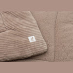 Jollein - Parklegger/Boxkleed 75x95cm - Cloudy Rib - Milky Coffee