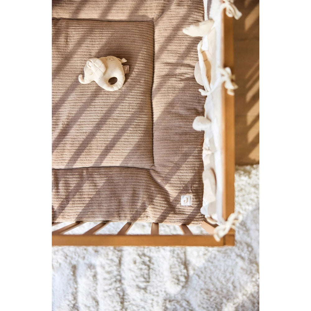 Jollein - Parklegger/Boxkleed 75x95cm - Cloudy Rib - Milky Coffee