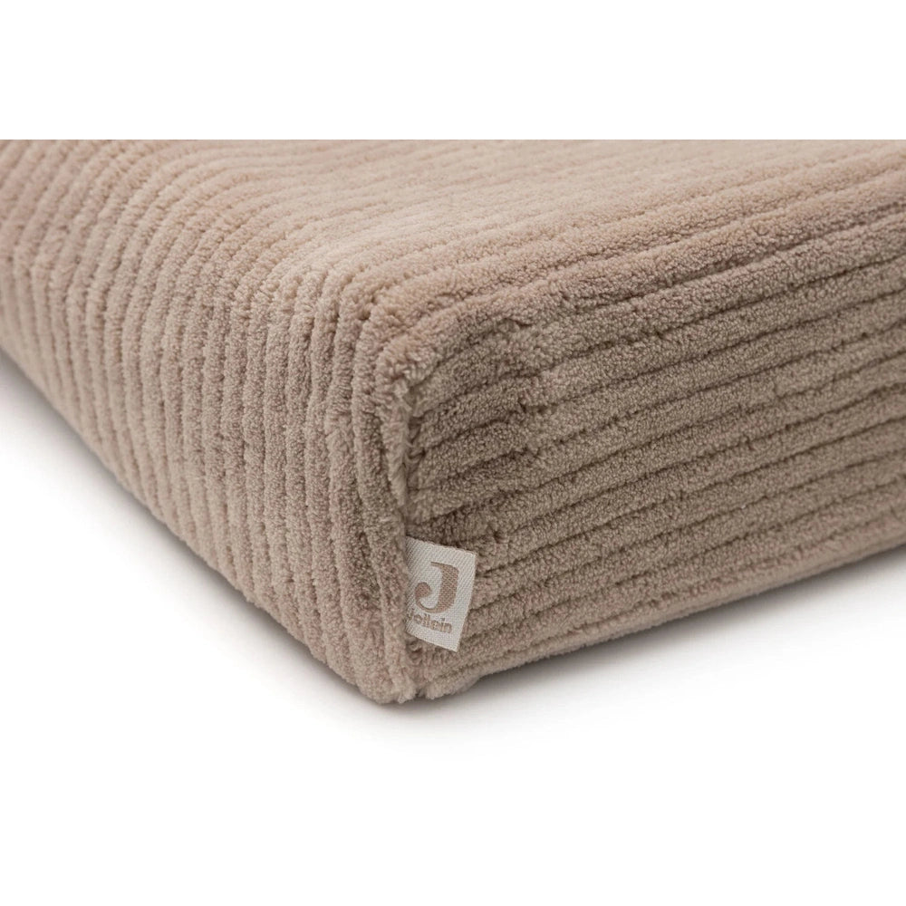 Jollein Aankleedkussenhoes Ribstof 50x70cm - Milky Coffee