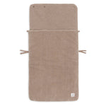 Jollein Voetenzak Groep 0+ 3/5punts - Cloudy Rib - Milky Coffee