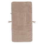 Jollein Voetenzak Groep 0+ 3/5punts - Cloudy Rib - Milky Coffee